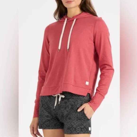 Vuori Halo Essential Hoodie Sierra Heather Sz S - Picture 5 of 6